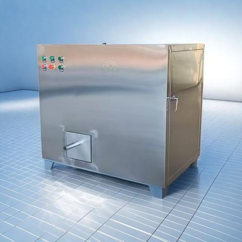 Knochenasche-Kremulator mit K&uuml;hlplattform, Knochenbrecher und -mahlwerk